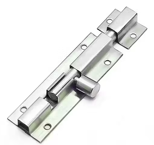 12 Inch Stainless Steel Door Latch Lock / Window Chitkani – Durable Tower Bolt for Home & Office (Two Tone Silver, 1 Pc)