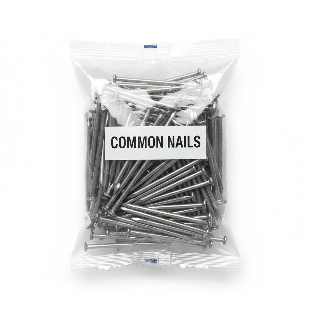 17 No. 1/2 Inch Kati (50gm Pack) – Durable Iron Nails for Carpentry, Construction & Hardware Work
